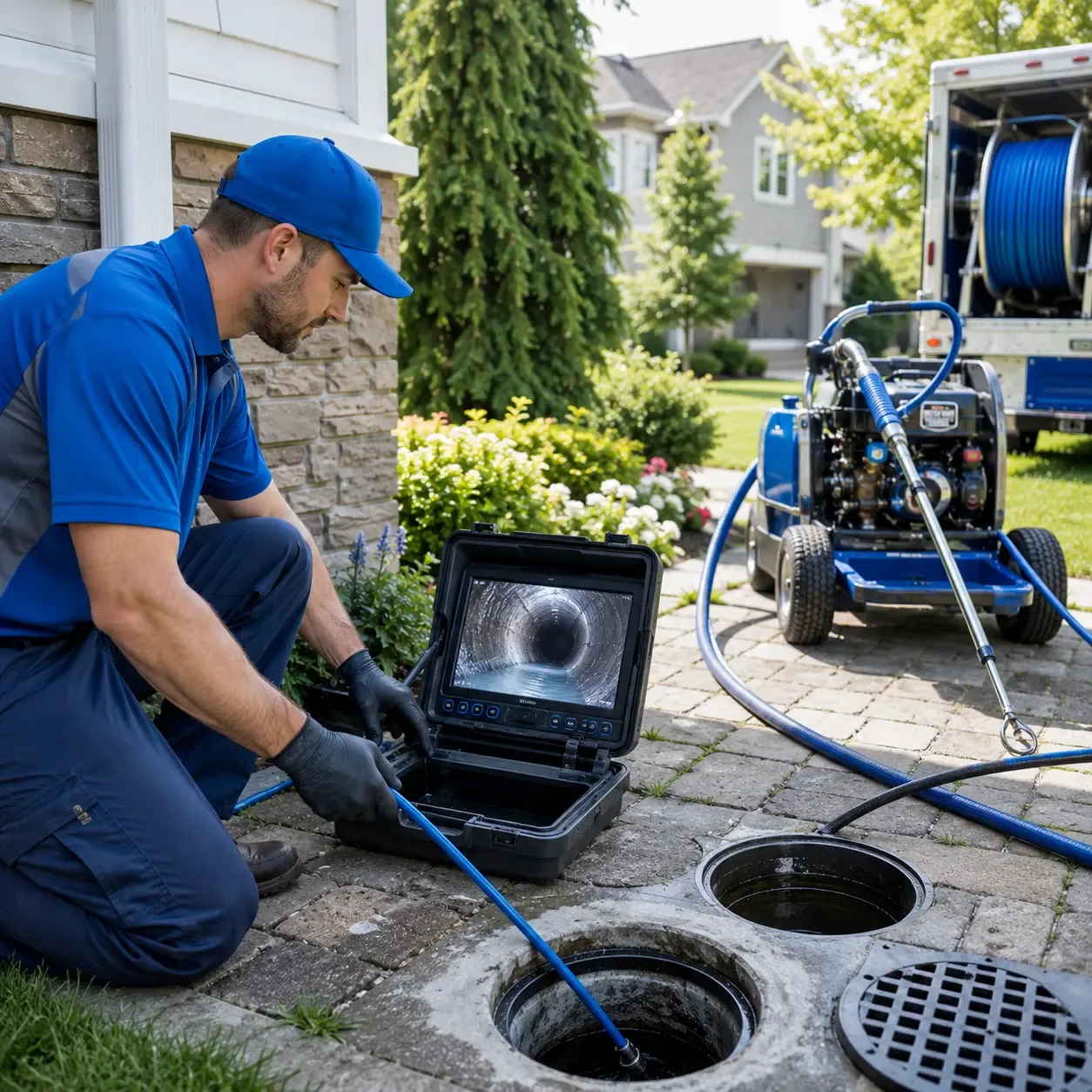 Outdoor drain cleaning professionals serving Slade, KY